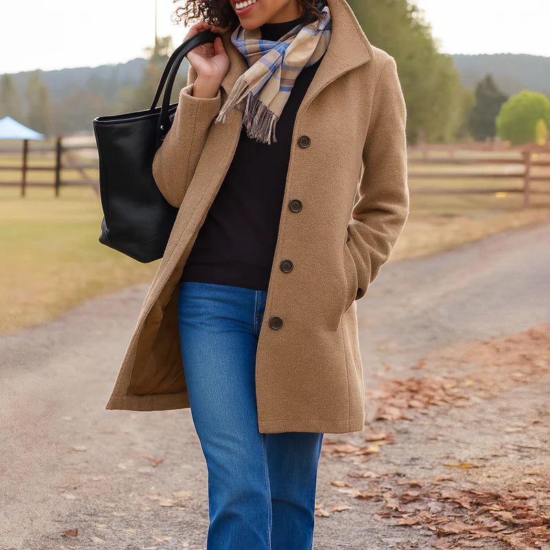 Aubrey | Timeless Button-Up Coat