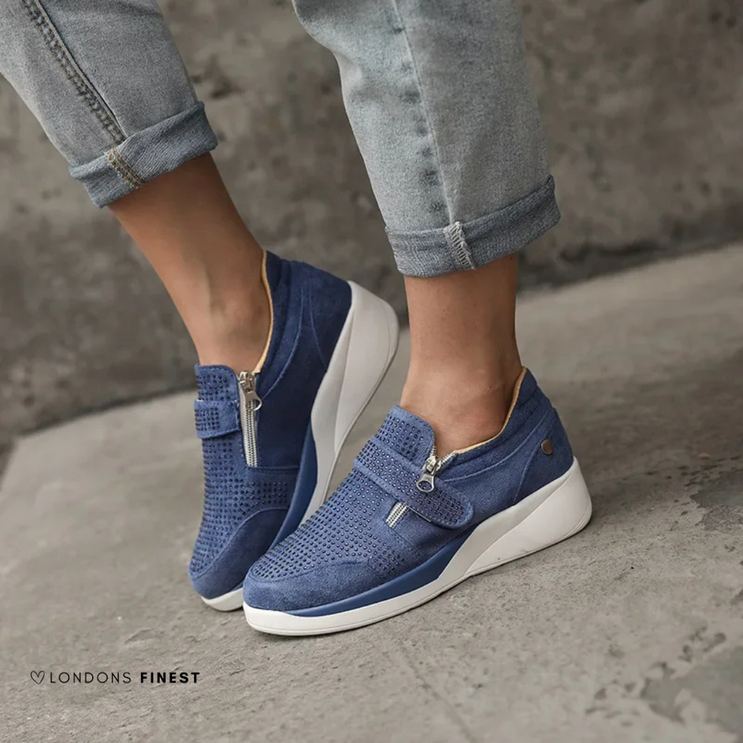Brenna | Women's Supportive Footwear with Cushioned Insole and Adjustable Straps