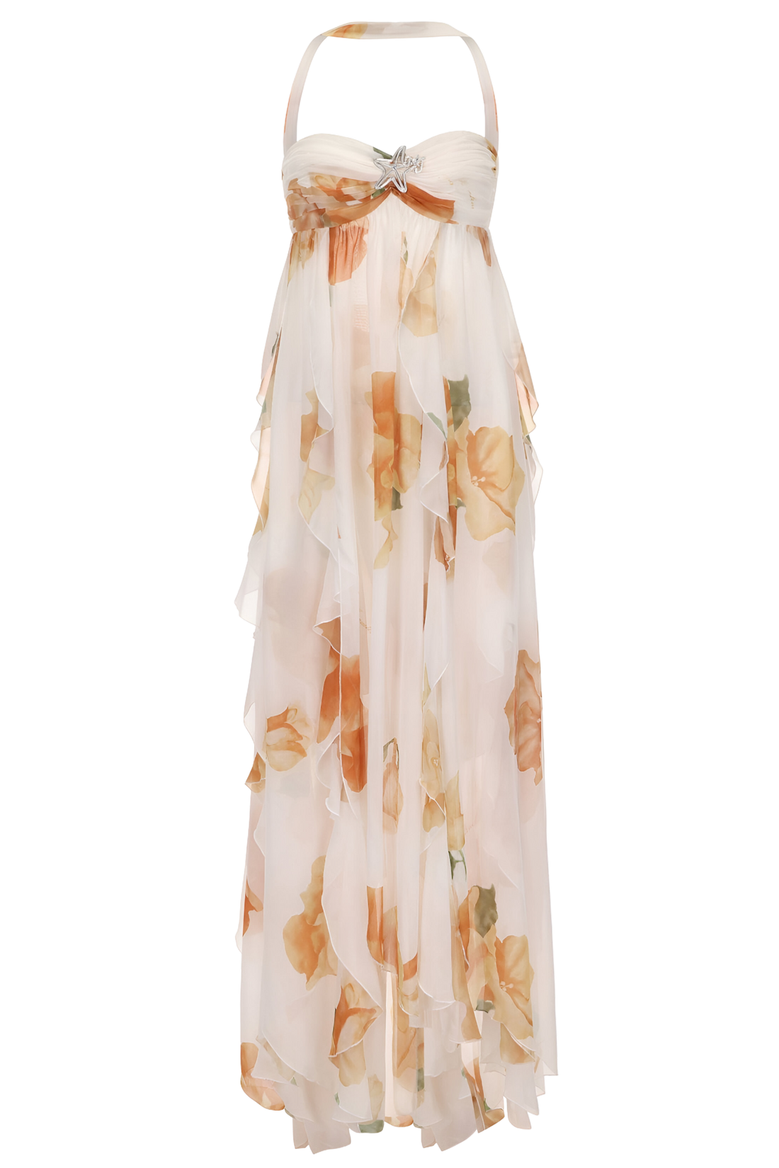 Gwen | Elegant Halter Maxi Dress