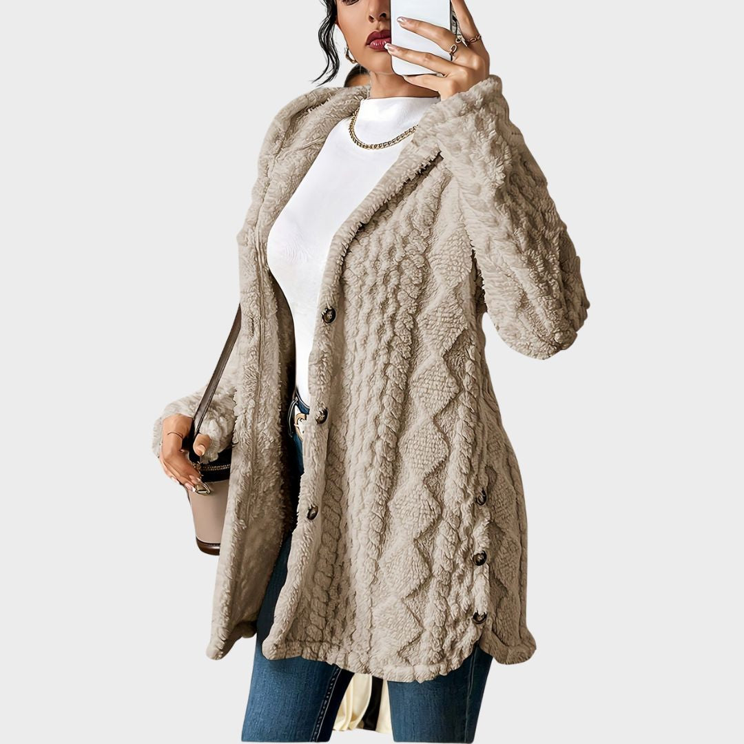 Adriana | Cozy Hooded Cardigan