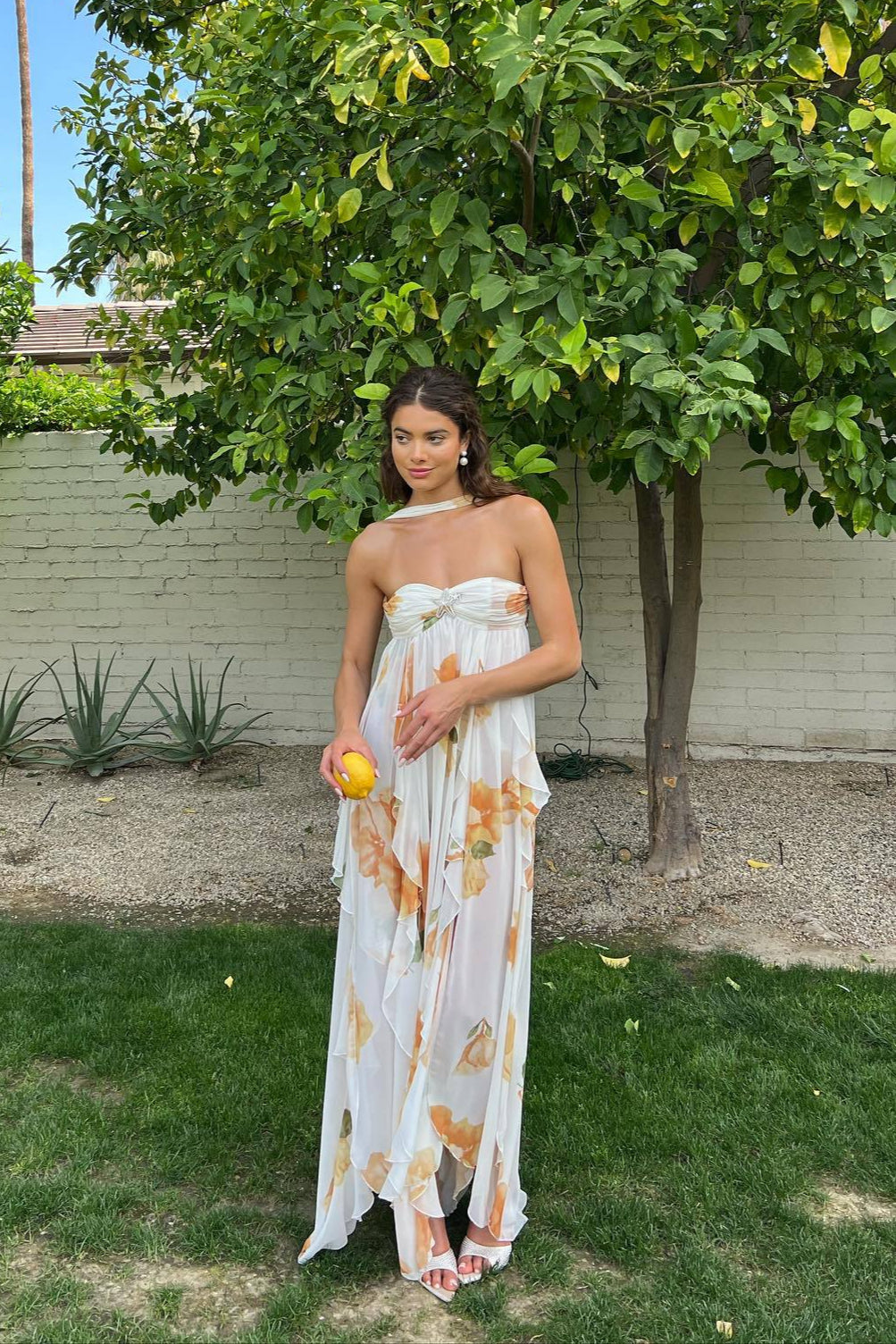 Gwen | Elegant Halter Maxi Dress