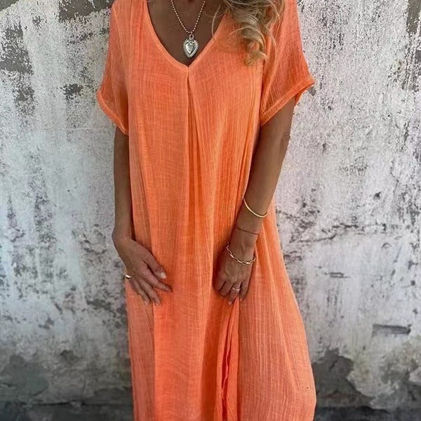 Amy | Loose V-neck Dress