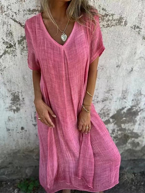 Amy | Loose V-neck Dress