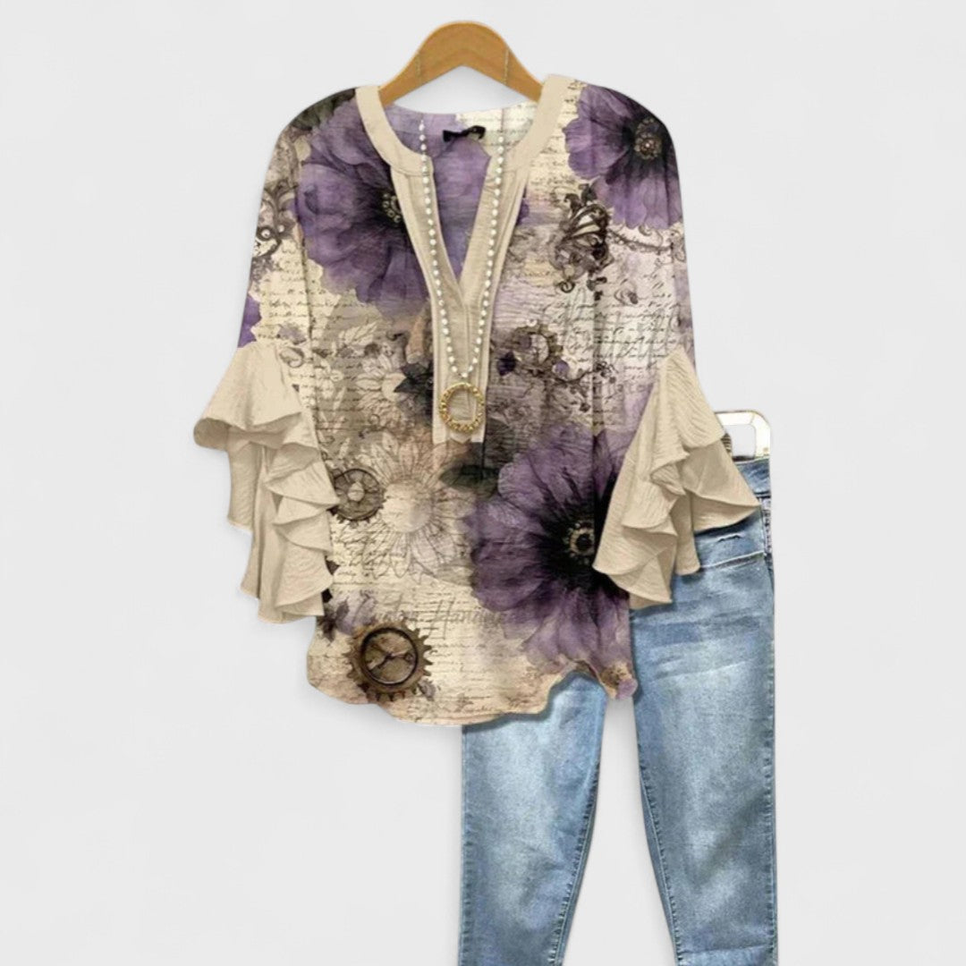 Elara | Day Blouse with Lightweight Fabric