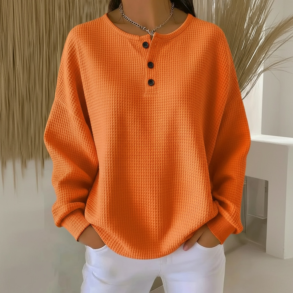 Alexa | Cozy Waffle Sweater