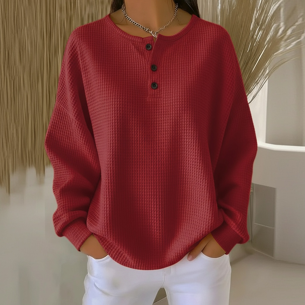 Alexa | Cozy Waffle Sweater