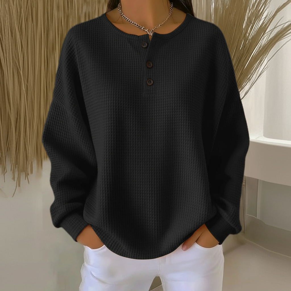 Alexa | Cozy Waffle Sweater