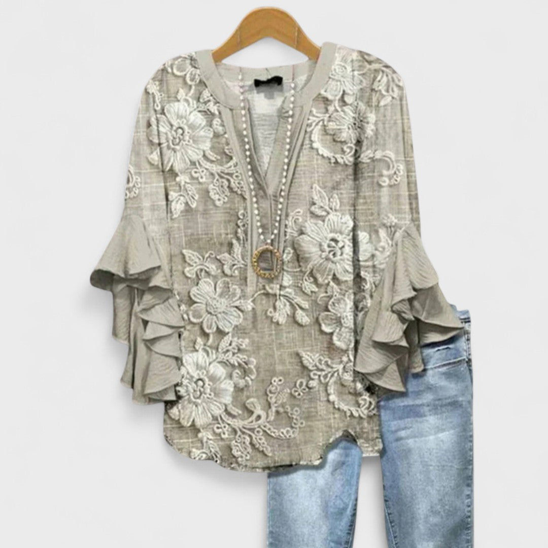 Elara | Day Blouse with Lightweight Fabric