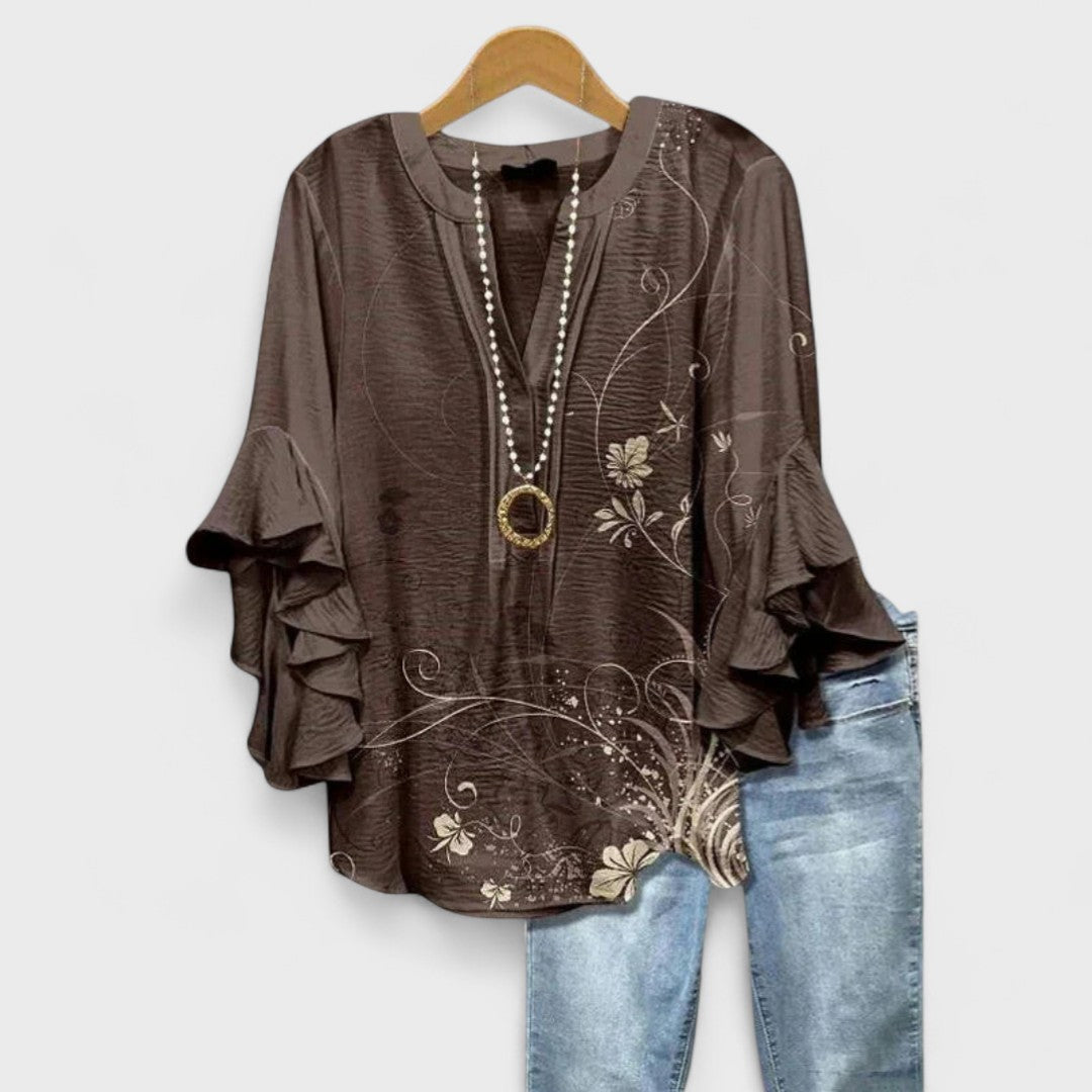 Elara | Day Blouse with Lightweight Fabric
