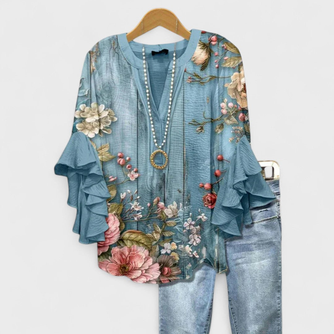Elara | Day Blouse with Lightweight Fabric