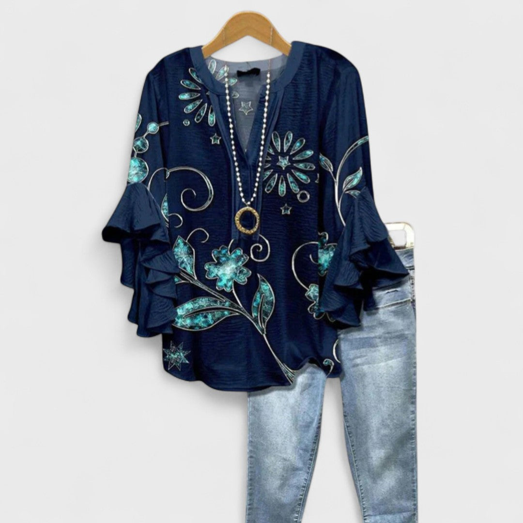Elara | Day Blouse with Lightweight Fabric