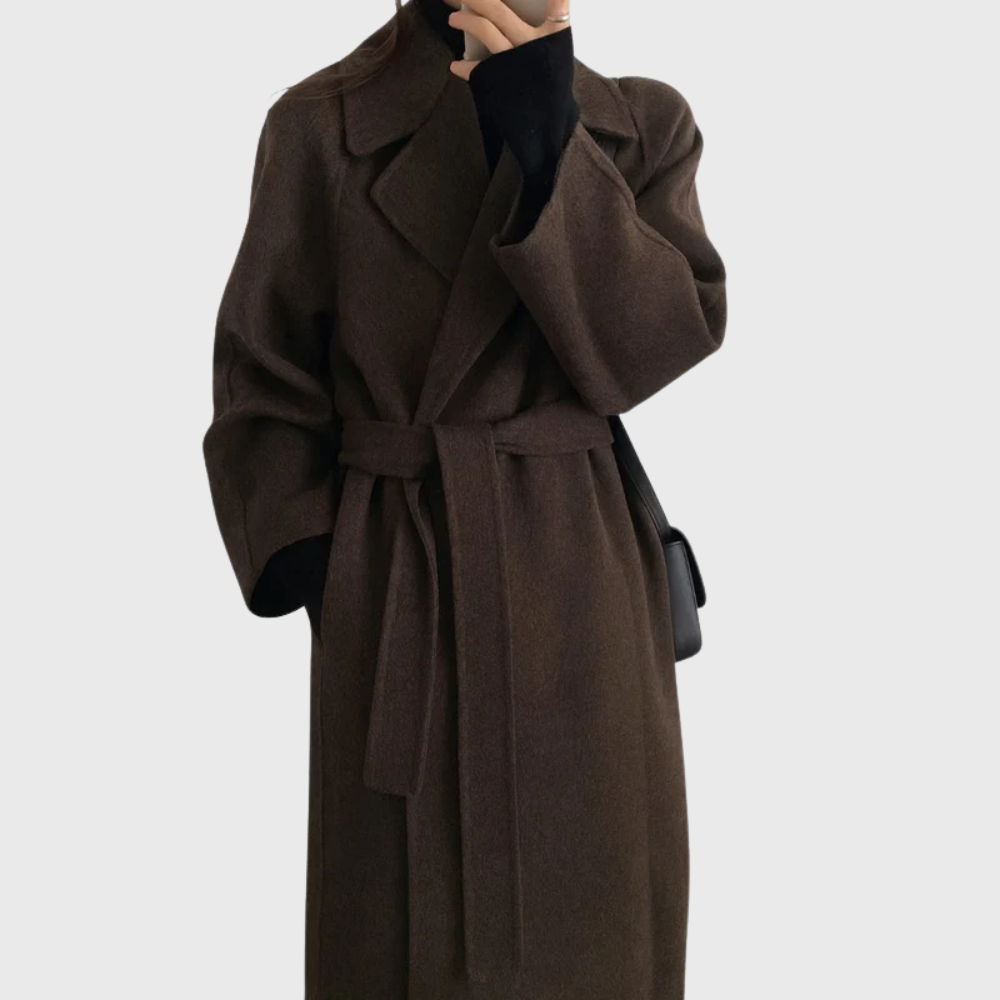 Claire | Classic Belted Overcoat