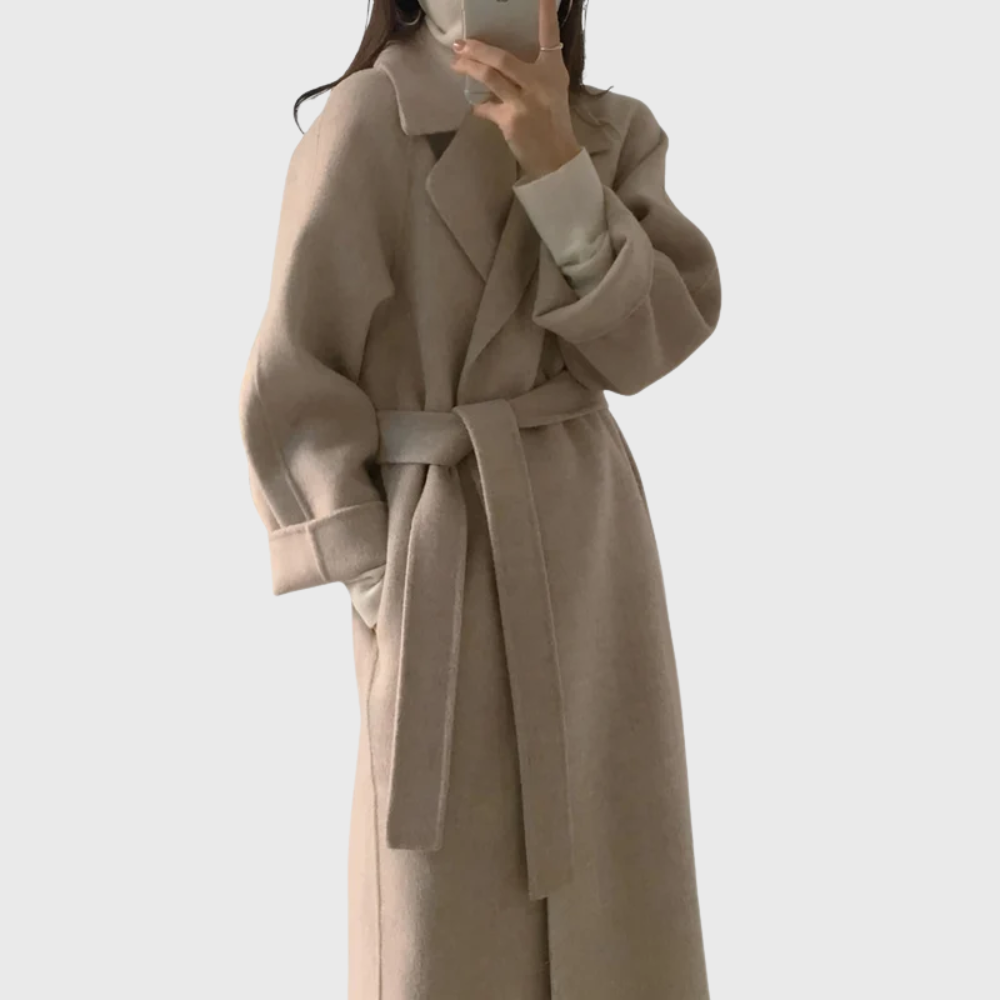 Claire | Classic Belted Overcoat