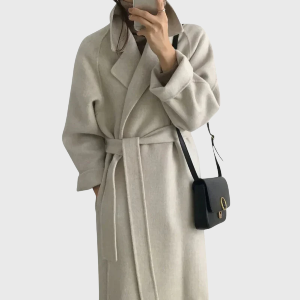 Claire | Classic Belted Overcoat