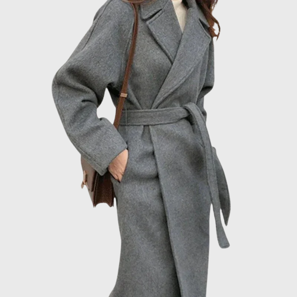Claire | Classic Belted Overcoat