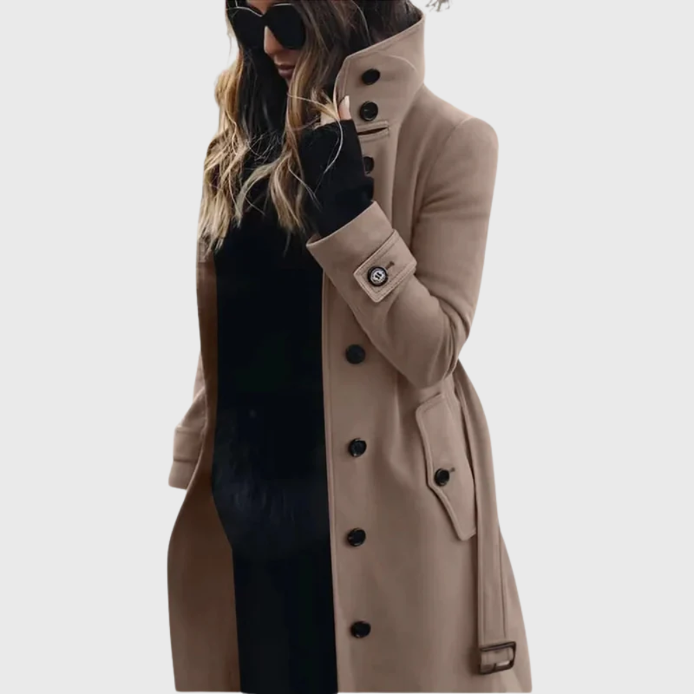 Aimee | Long Water-Repellent Trench Coat