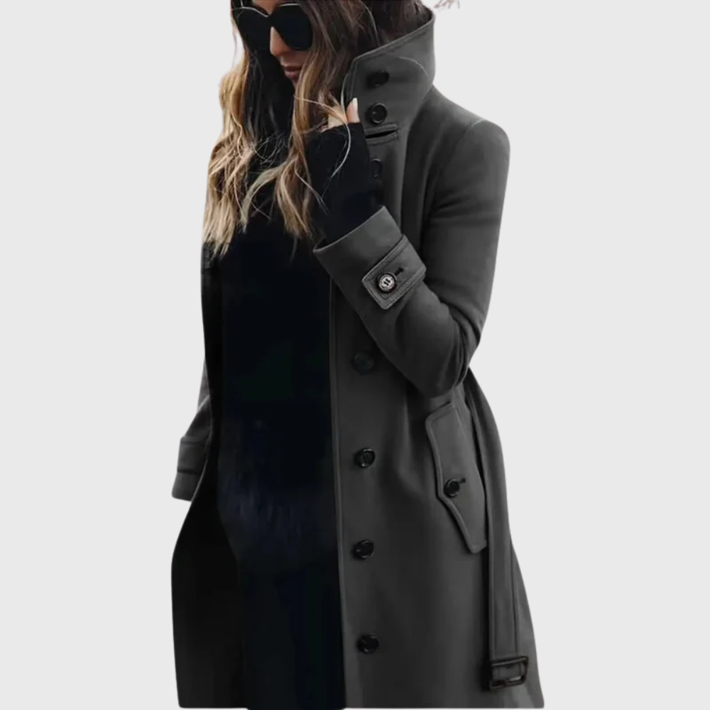 Aimee | Long Water-Repellent Trench Coat