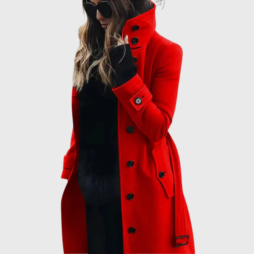 Aimee | Long Water-Repellent Trench Coat