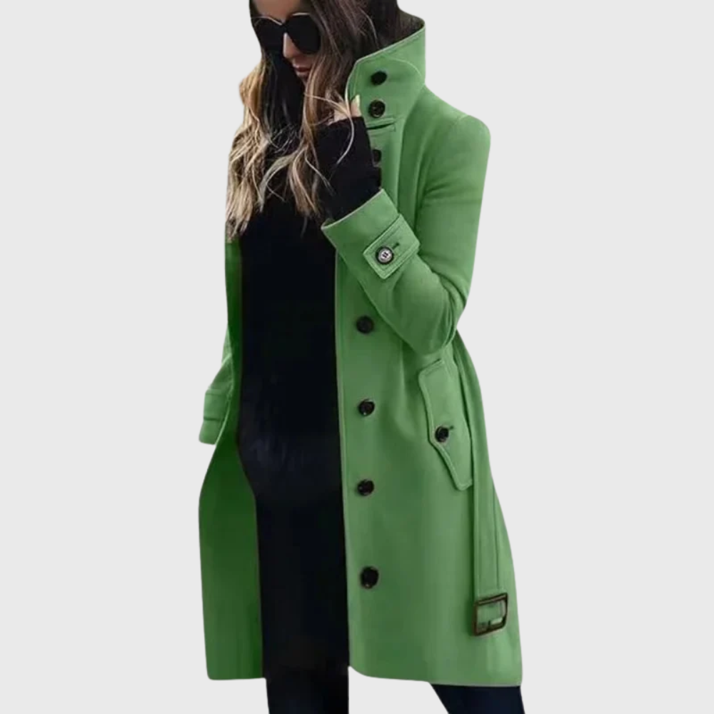 Aimee | Long Water-Repellent Trench Coat