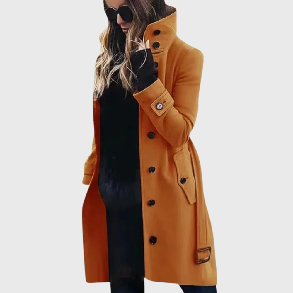 Aimee | Long Water-Repellent Trench Coat