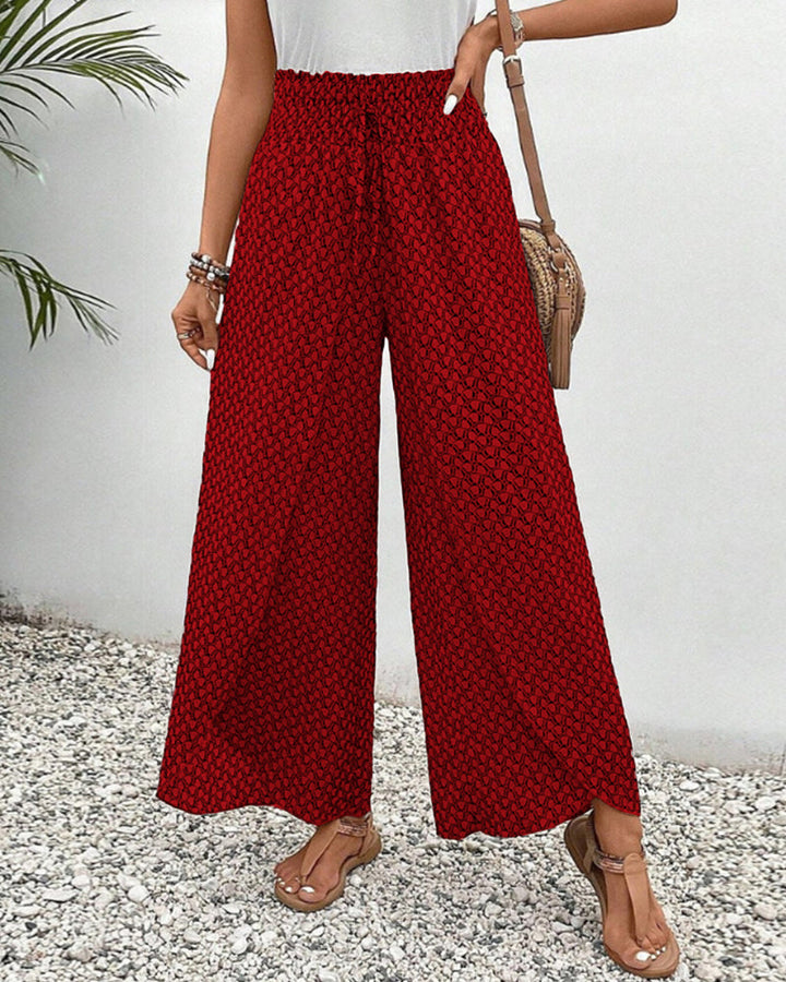 Bianca | Wide Leg Trousers with Relaxed Fit and Breathable Fabric