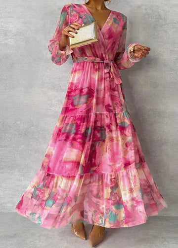 Arlette | Women's Floral Dress with Handmade Design and Classic Style