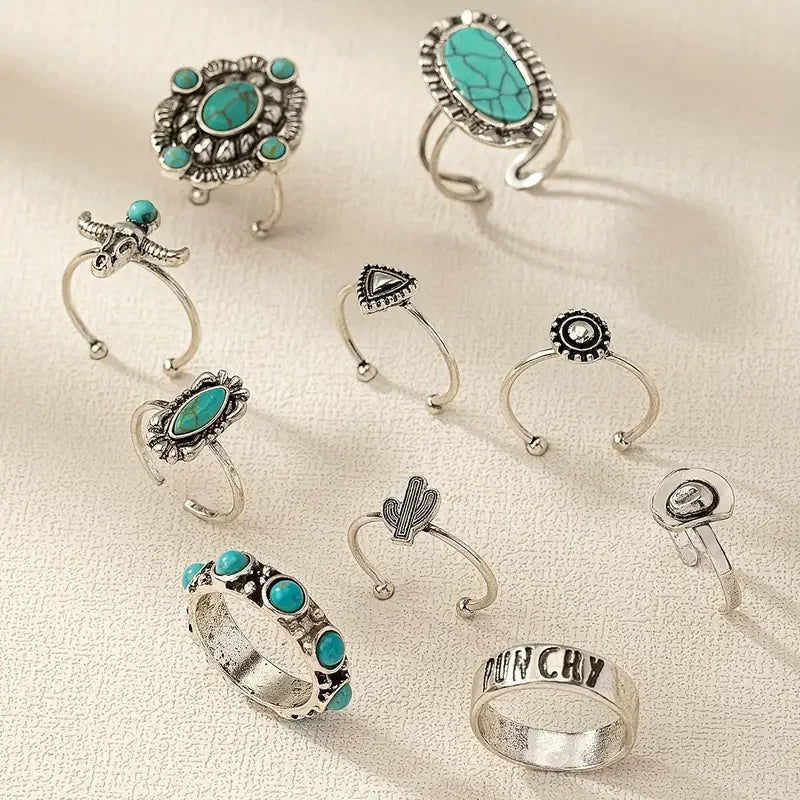Dakota | 10-Piece Western-Inspired Ring Collection