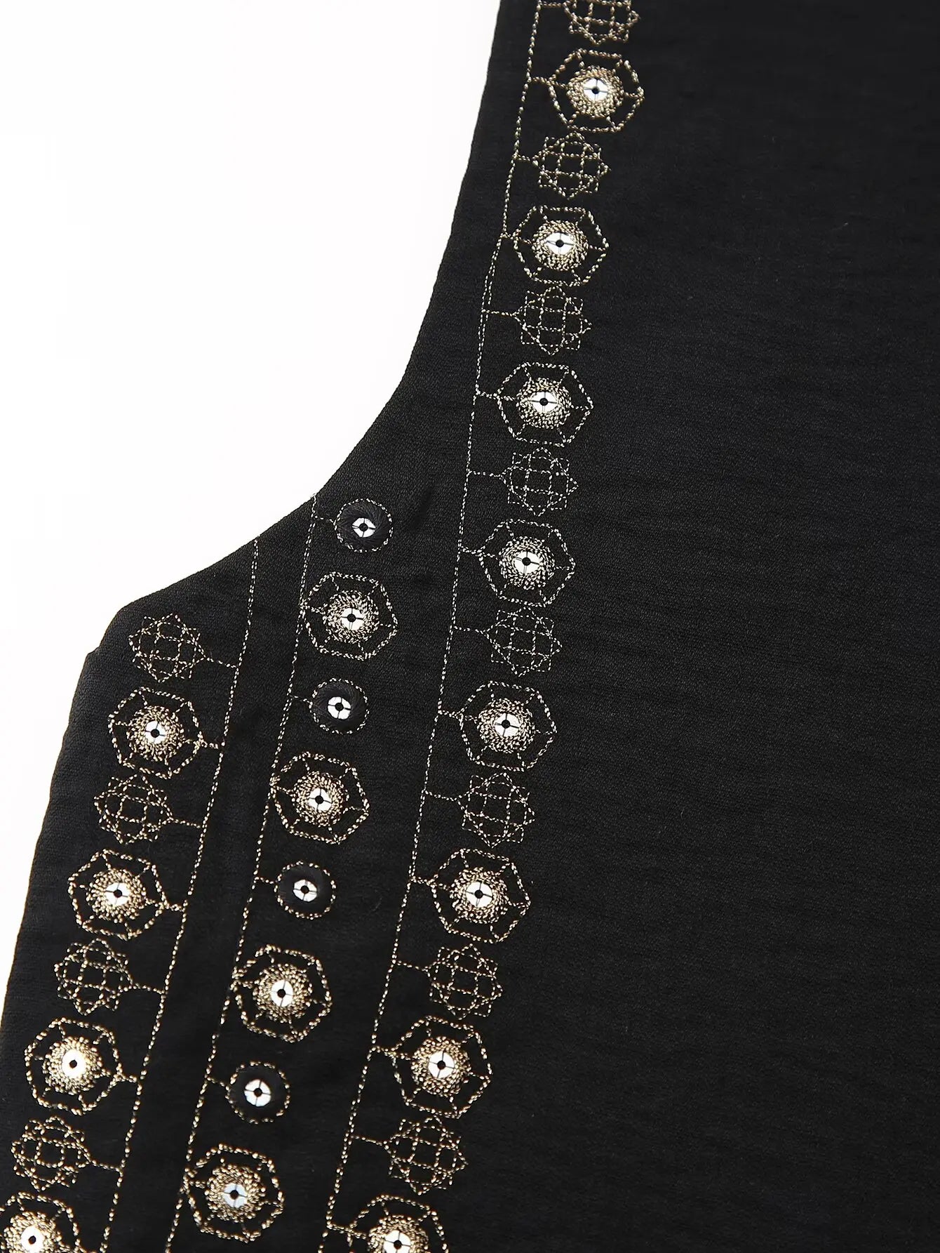 Celestia | Bohemian Sequin-Patterned Vest