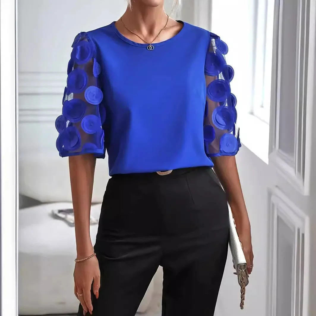 Briar | Long-Sleeve Blouse with Button Detail