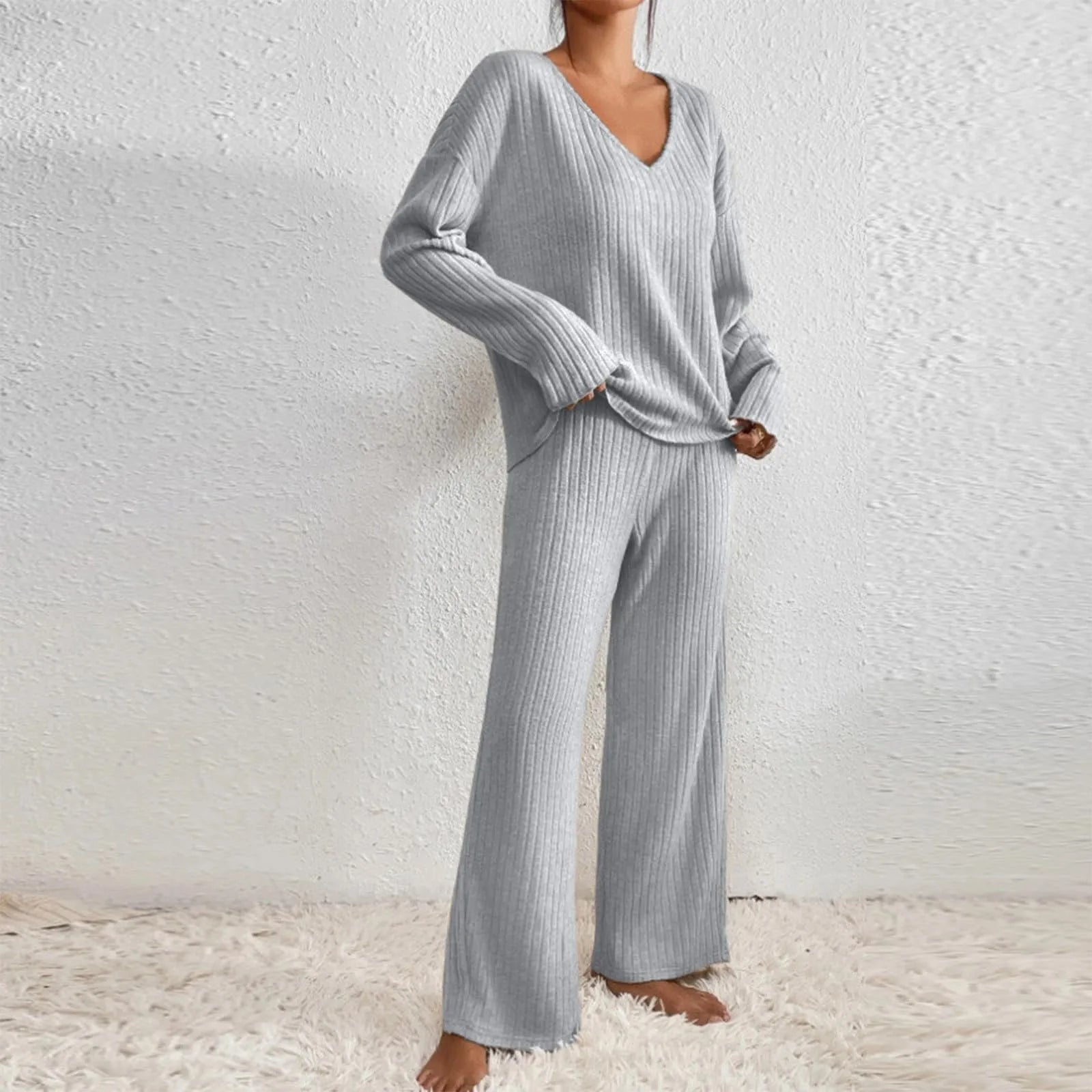 Harper | Women's Knitted Two-Piece Set with Soft Fabric and Relaxed Fit