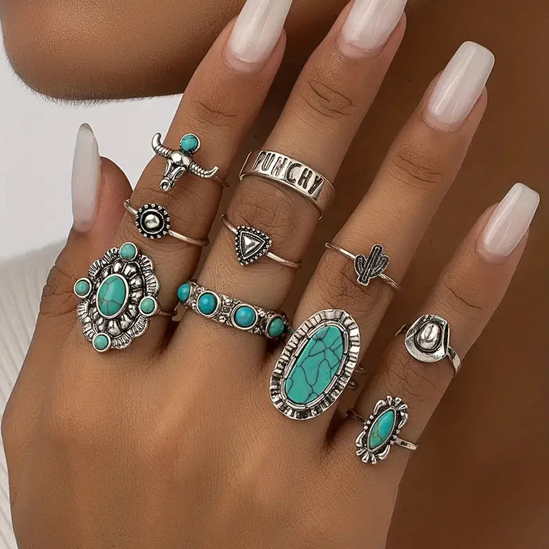 Dakota | 10-Piece Western-Inspired Ring Collection