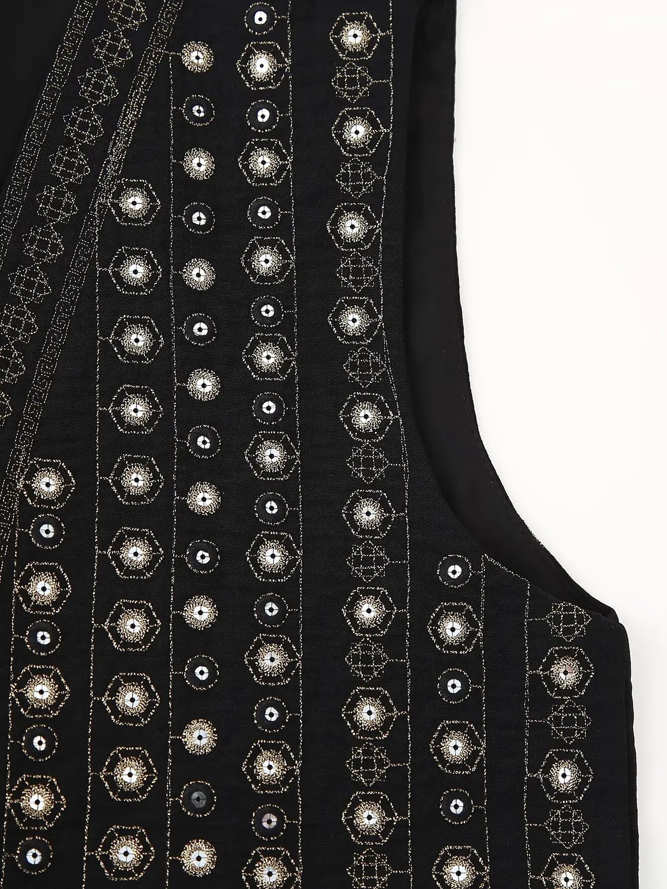 Celestia | Bohemian Sequin-Patterned Vest