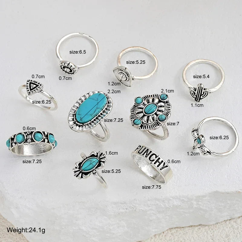 Dakota | 10-Piece Western-Inspired Ring Collection