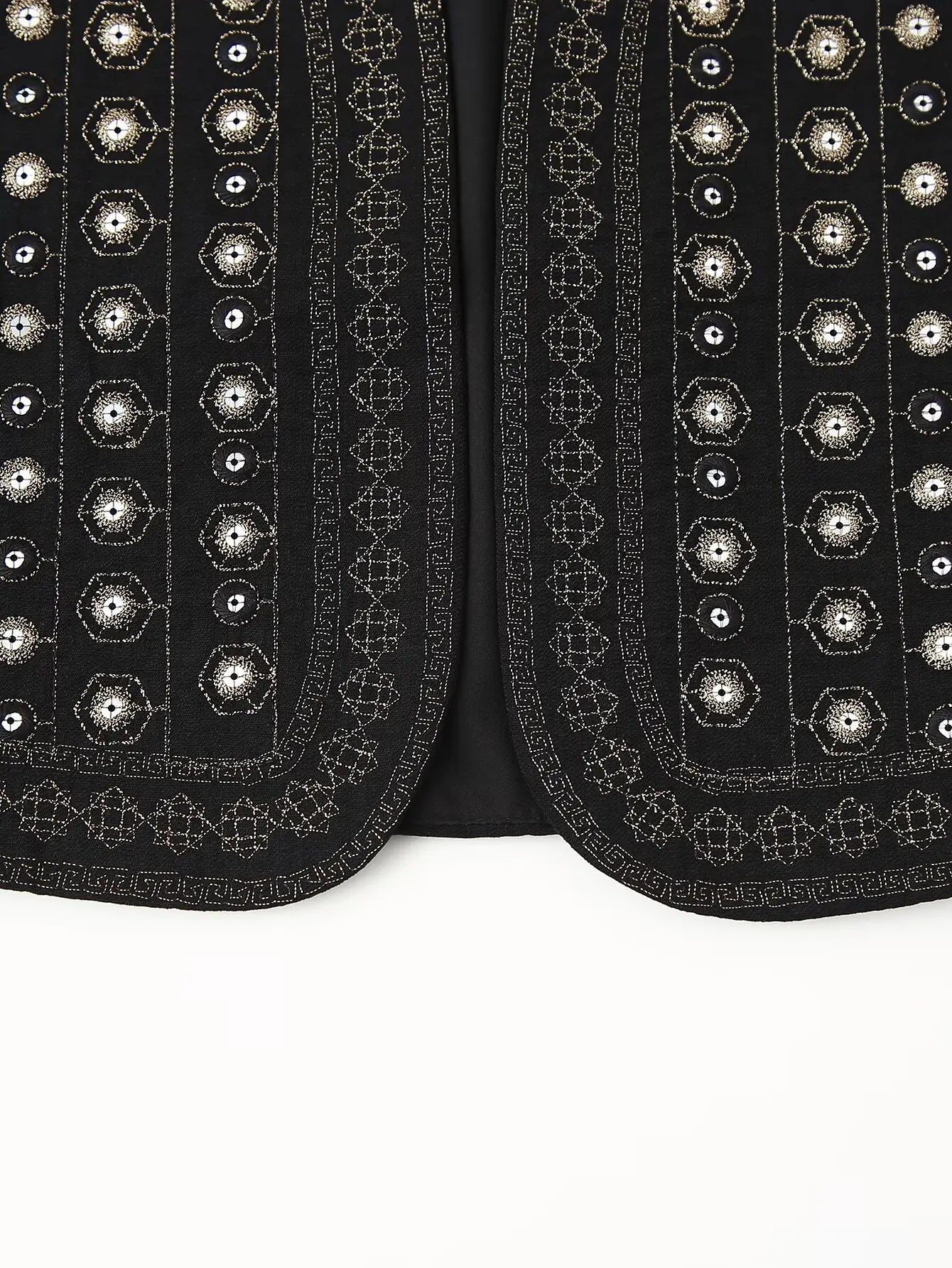 Celestia | Bohemian Sequin-Patterned Vest