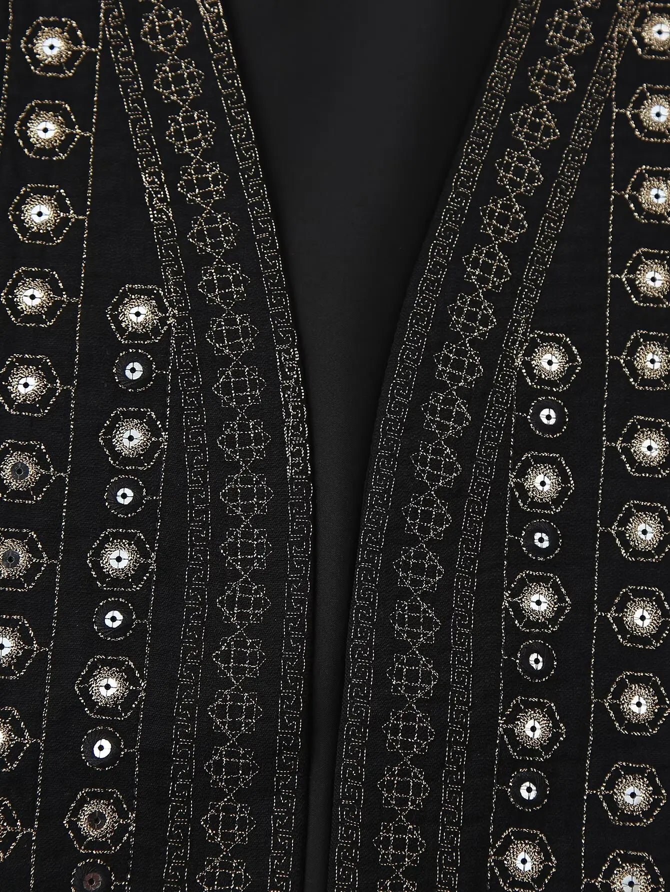 Celestia | Bohemian Sequin-Patterned Vest