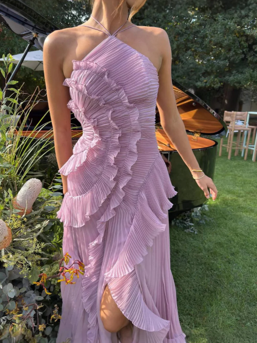 Estelle | Elegant Halter Dress