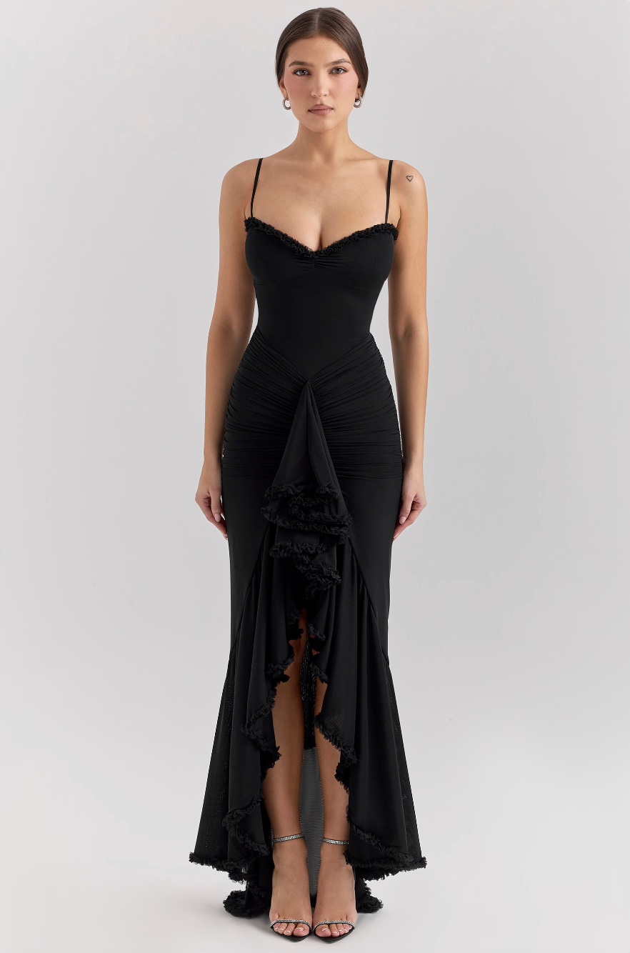Giavanna | Women's Lace Ruched Dress with Elegant Design and Versatile Fit