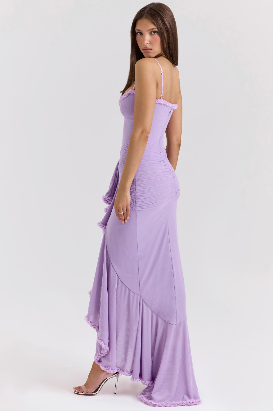 Giavanna | Women's Lace Ruched Dress with Elegant Design and Versatile Fit