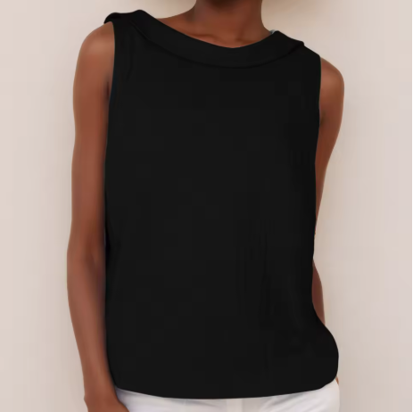 Emberlyn | Roll-Collar Top ¨C unique and memorable