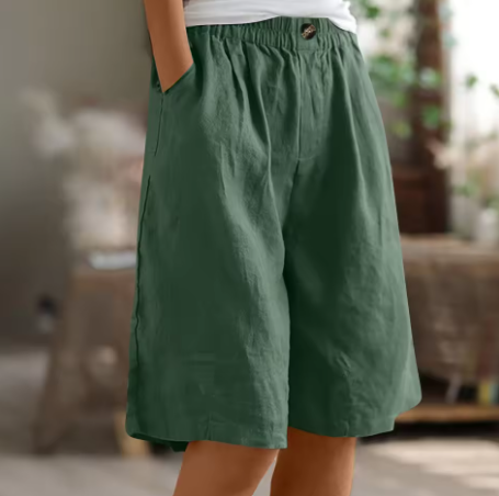 Amara | Casual Shorts with Relaxed Fit and Adjustable Waist