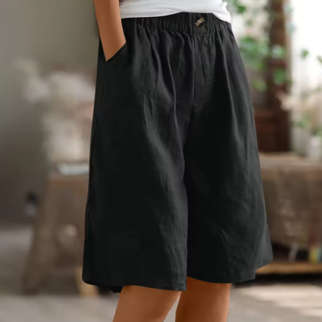 Amara | Casual Shorts with Relaxed Fit and Adjustable Waist