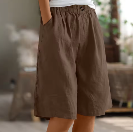 Amara | Casual Shorts with Relaxed Fit and Adjustable Waist