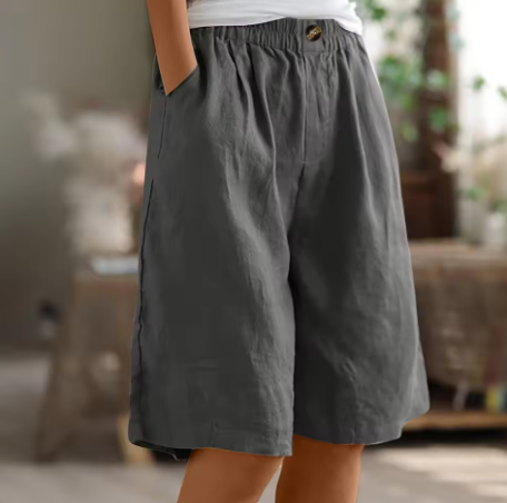 Amara | Casual Shorts with Relaxed Fit and Adjustable Waist