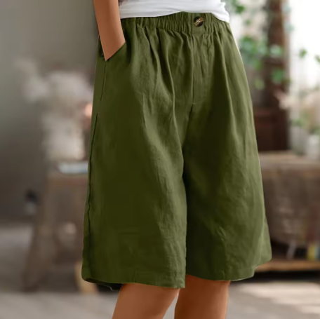 Amara | Casual Shorts with Relaxed Fit and Adjustable Waist