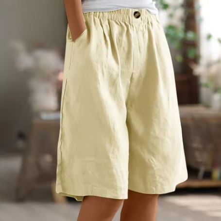 Amara | Casual Shorts with Relaxed Fit and Adjustable Waist