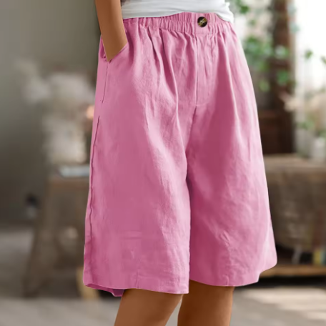 Amara | Casual Shorts with Relaxed Fit and Adjustable Waist