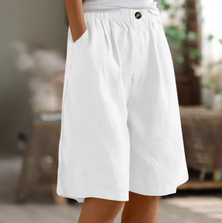 Amara | Casual Shorts with Relaxed Fit and Adjustable Waist