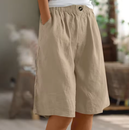 Amara | Casual Shorts with Relaxed Fit and Adjustable Waist