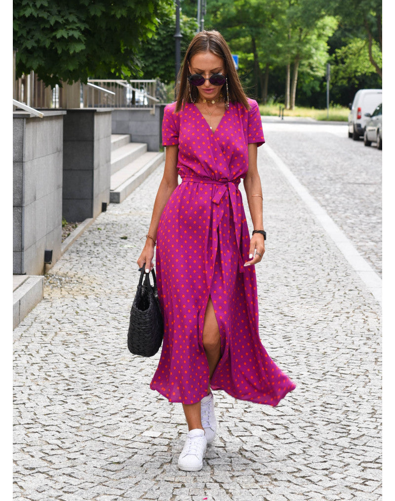 Arielle | Women's Floral Dress with Short Sleeves and Relaxed Fit