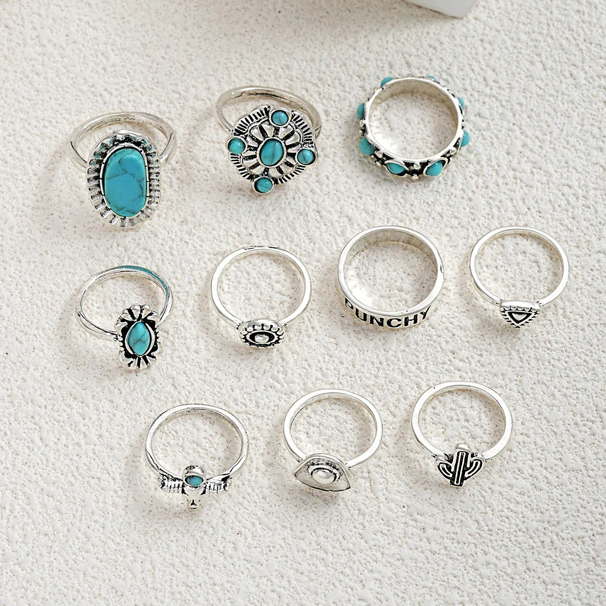 Dakota | 10-Piece Western-Inspired Ring Collection